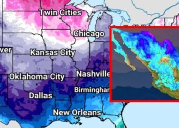 ¿Mega tormenta de nieve en EU afectará a México? Esto dice el Servicio Meteorológico Nacional