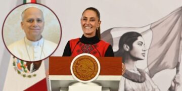 Prevé Sheinbaum visita del Papa León XIV a México en 2026: “Esperamos recibirlo este año”