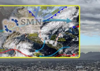 Frente frío 28 y su masa de aire polar “Congelarán” estas ciudades mañana viernes y sábado con lluvias fuertes, evento de “Norte” de hasta 90 km/h, rachas intensas y heladas severas de -10 °C