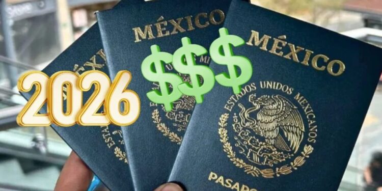 Este es el nuevo costo del Pasaporte Mexicano durante 2026