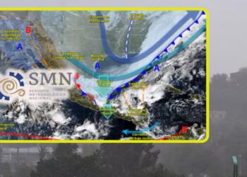 Frente frío 30 y su masa de aire polar ‘congelarán’ estas ciudades mañana martes y miércoles con lluvias fuertes, evento de “Norte” de hasta 90 km/h, oleaje elevado y heladas de hasta -10°C