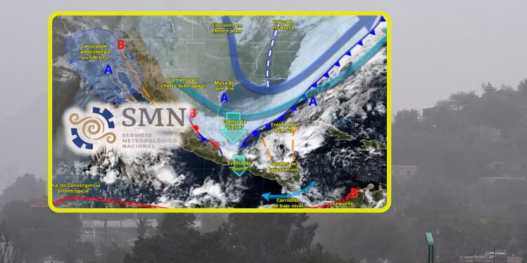 Frente frío 30 y su masa de aire polar ‘congelarán’ estas ciudades mañana martes y miércoles con lluvias fuertes, evento de “Norte” de hasta 90 km/h, oleaje elevado y heladas de hasta -10°C