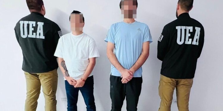 UEA ejecuta orden de aprehensión contra dos hombres por secuestro agravado