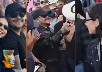 Fans se abalanzan sobre Nodal e ignoran a Ángela Aguilar en Zacatecas, tierra de su Dinastía