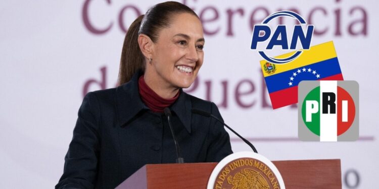 Sheinbaum arremete contra la oposición mexicana por postura sobre captura de Maduro