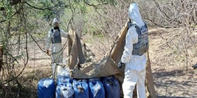 Fuerzas Federales debilita al crimen organizado con importante decomiso en Culiacán