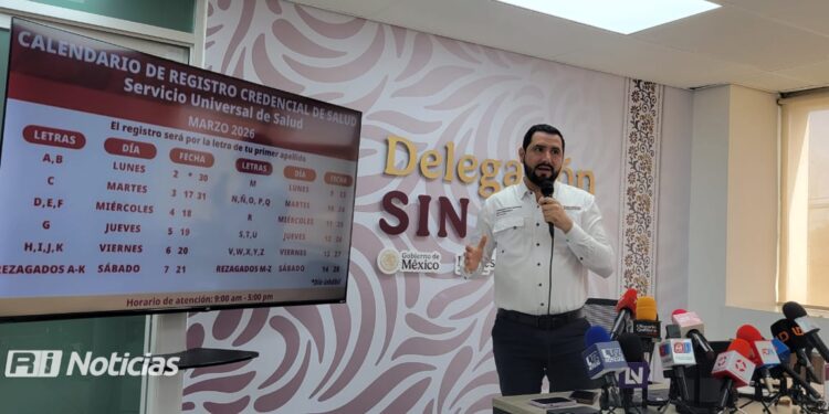 En marzo inicia la credencialización del Servicio Universal de Salud en Sinaloa