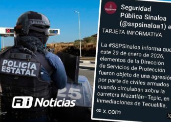 Agreden a policías estatales durante operativo en carretera Mazatlán–Tepic Sinaloa