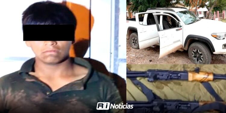 Operativo de seguridad deja un detenido y armamento decomisado en Elota