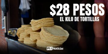 Precio al kilo de tortilla se mantiene en $28 en Sinaloa; llaman a denunciar abusos