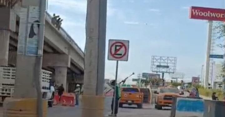 Cae trabajador de puente en construcción en la salida norte de Mazatlán