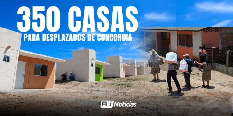 Construirán más 350 casas para desplazados de Concordia