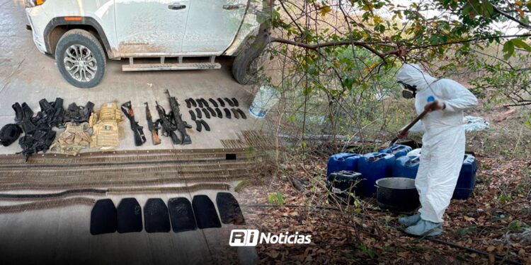 Golpe a la delincuencia: Operativos dejan detenidos, armas y laboratorios desmantelados