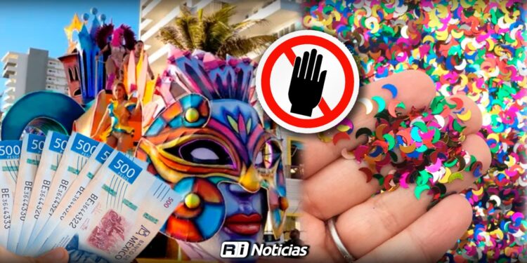 Comerciantes de confeti plástico y metálico prevén golpe por prohibición de uso en Carnaval