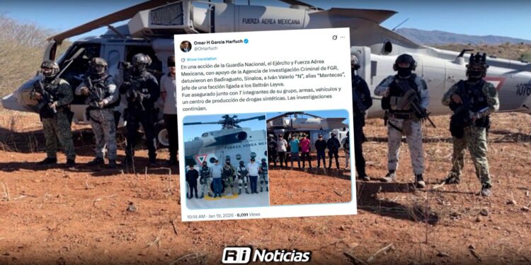 Detienen en Badiraguato a “Mantecas”, presunto jefe criminal ligado a los Beltrán Leyva