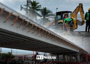 Construcción del Puente Acaya registra avances aproximados del 80 por ciento