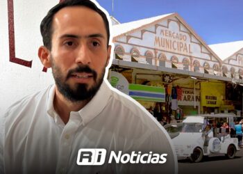 Avanza al 50% obra de electrificación en el Mercado Municipal