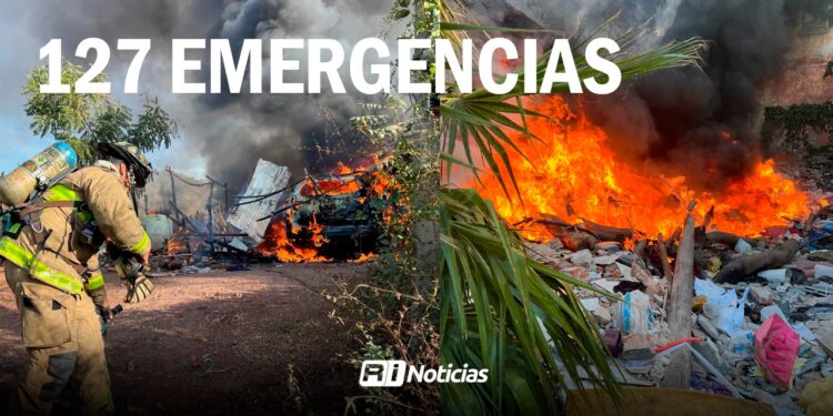 Bomberos Mazatlán registra 127 emergencias en enero: incendios en baldíos y casas habitación lideran las atenciones