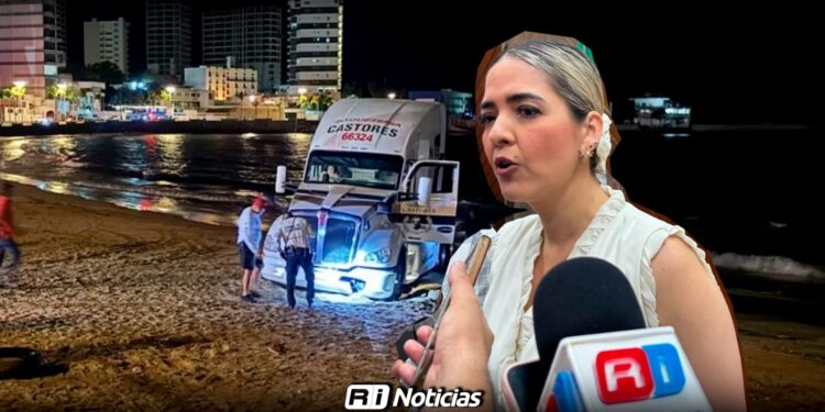 Responsable del ingreso de tráiler a Playa Norte permanece bajo resguardo