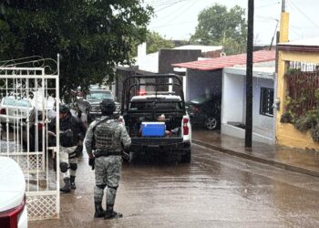 Rafaguean una vivienda de la colonia Lomas del Sol, en Culiacán