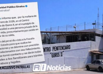 Localizan a interno sin vida en el penal de Goros II, en Ahome