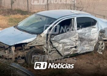 Persecución en carretera Walamo-Villa Unión deja aparatoso choque