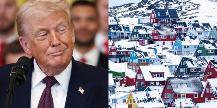 Trump usa la IA para simular su conquista de Groenlandia