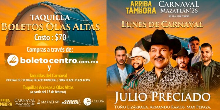 Lunes de Carnaval: Julio Preciado pondrá a bailar a miles en Olas Altas