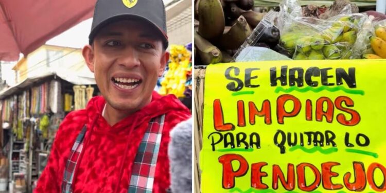 VIDEO | Vendedor del Mercado de Sonora se vuelve viral al ofrecer limpias “para quitar lo pend…”