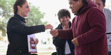 Vivienda para el Bienestar: Presidenta Claudia Sheinbaum entrega 44 viviendas del Infonavit en Reynosa, Tamaulipas