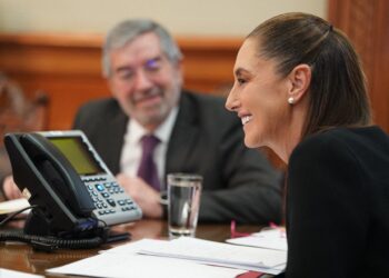 Sheinbaum y Trump conversan por teléfono; ambos coinciden que en seguridad “vamos muy bien”
