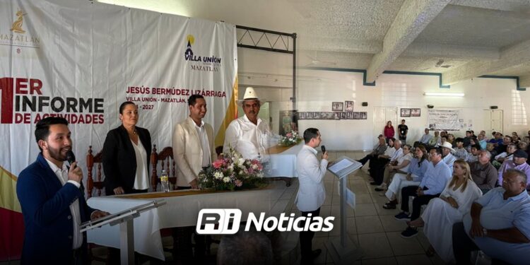 Presenta Jesús Bermúdez Lizárraga su Primer Informe de Gobierno en Villa Unión