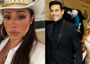 Toñita insinúa que el matrimonio entre Carlos Rivera y Cynthia Rodríguez es simulado: “Lo que se ve no se juzga”