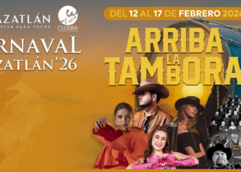 Mazatlán proyecta 1.2 millones de asistentes y derrama económica de mil 100 mdp durante el Carnaval 2026