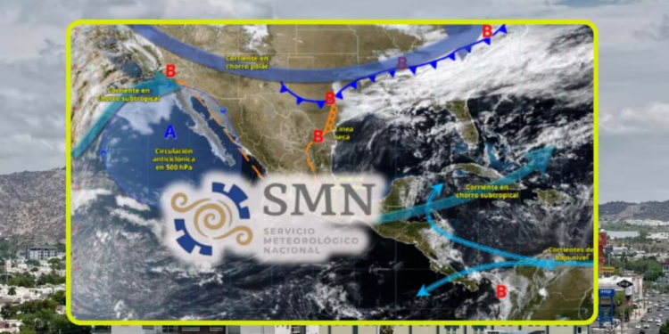 Circulación anticiclónica y onda de calor “sofocarán” estas ciudades viernes y sábado con temperaturas de hasta 45°C, rachas de viento de 60 km/h; SMN advierte por lluvias aisladas y heladas de madrugada en estas zonas