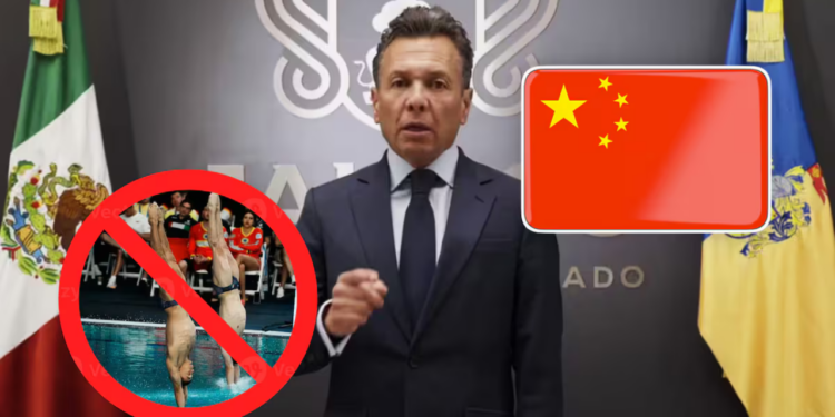Gobernador de Jalisco reveló que China presionó para cancelar la Copa del Mundo de Clavados en Zapopan tras la violencia del fin de semana pasado