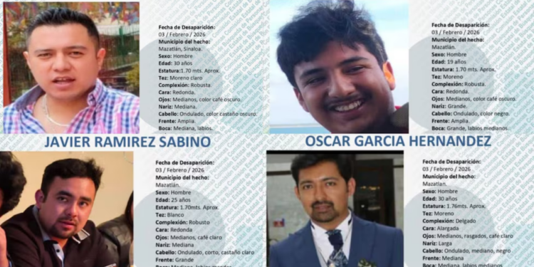 Quiénes son los cuatro turistas secuestrados en Mazatlán y qué se sabe de su desaparición