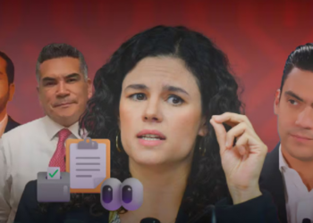 Luisa Alcalde reta a líderes del PAN, PRI y MC a “Asolearse para conseguir votos” tras reforma electoral, opositores le responden