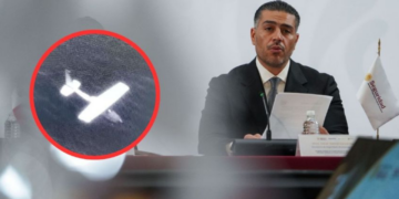 Omar García Harfuch informa que detectaron una aeronave clandestina en Oaxaca; decomisan 500 kilos de droga