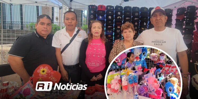 Impulsan economía en Culiacán; Bazar del Amor y la Amistad inicia con 60% ventas: