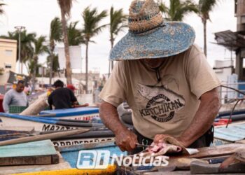 Pescadores de Playa Norte celebran buenas capturas tras arranque de Cuaresma