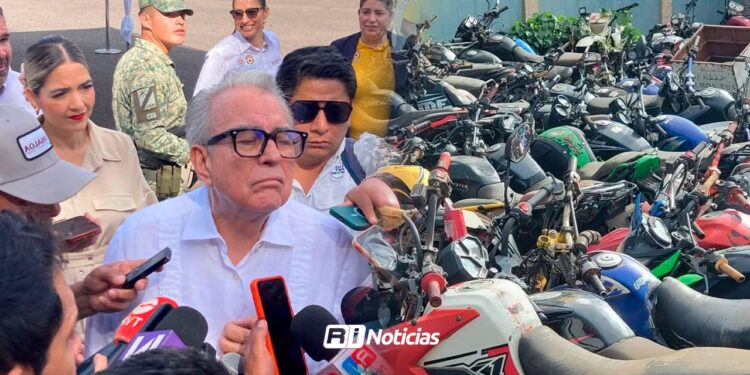 Rocha Moya pide a alcaldesa de Mazatlán frenar cobros excesivos en recuperación de motos