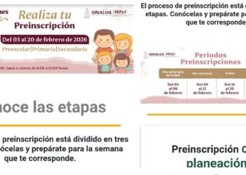 Inicia segunda etapa de preinscripciones en Sinaloa: vinculación por cercanía