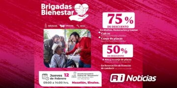Aprovecha los descuentos en Adeudos Vehiculares en la Brigada del Bienestar del DIF en Mazatlán