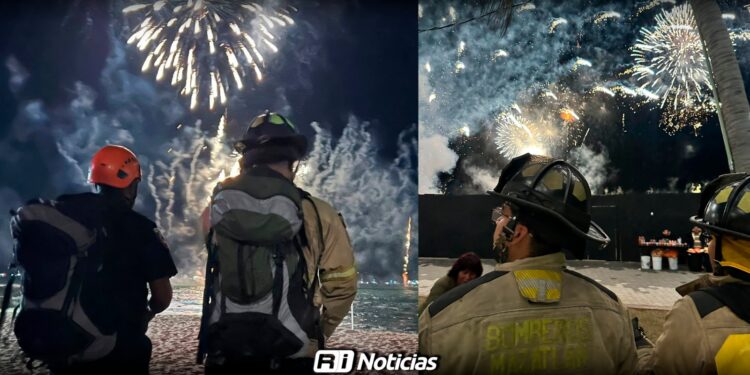 Entre 13 y 15 emergencias atendió Bomberos Mazatlán durante Carnaval