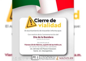 Cierre vial por desfile del Día de la Bandera en el Malecón mañana viernes