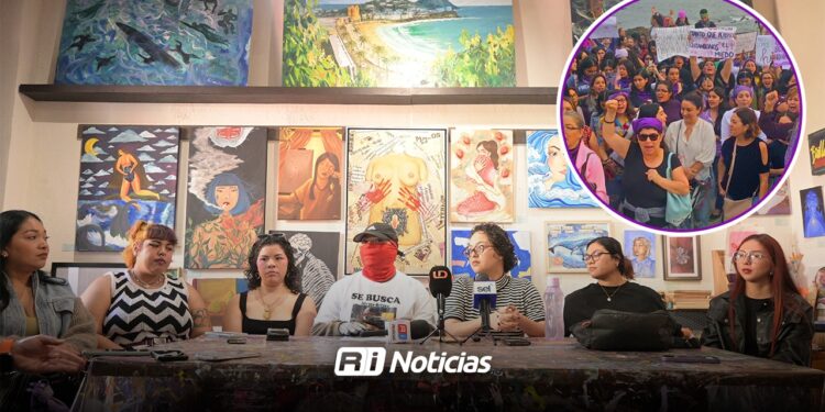 Marcha 8M en Mazatlán: Colectivas exhortan a medios a no enviar personal masculino