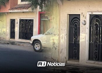 Atacan a balazos vivienda en el centro de Culiacán