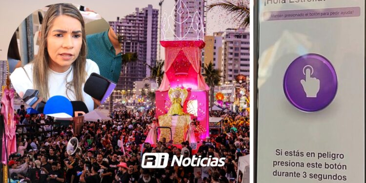 Reportan dos activaciones del botón de pánico durante el Carnaval de Mazatlán