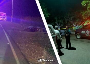 Fallece motociclista al chocar con punto fijo en la colonia Alcanfores, en Navolato